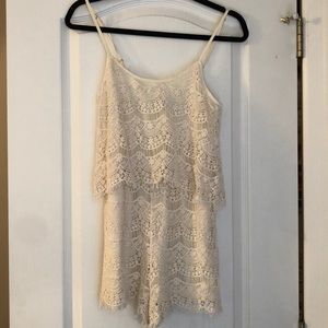 Cream Romper